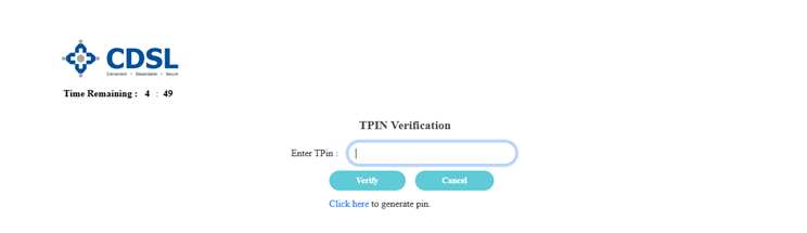 enter-your-cdsl-TPIN-web